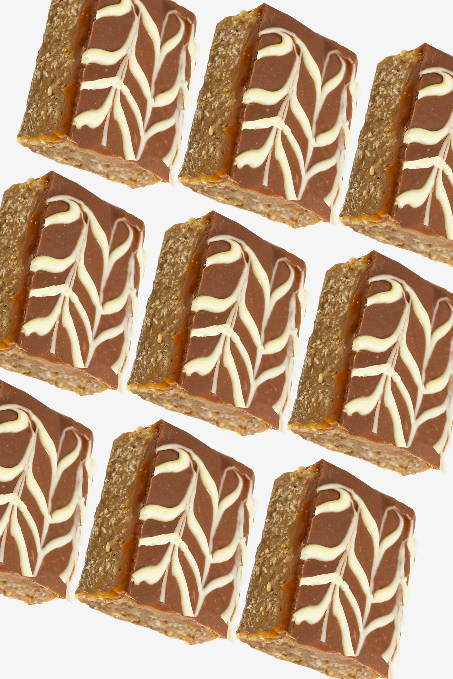 9 x Caramel Sauce and White Chocolate Fudge Flapjacks